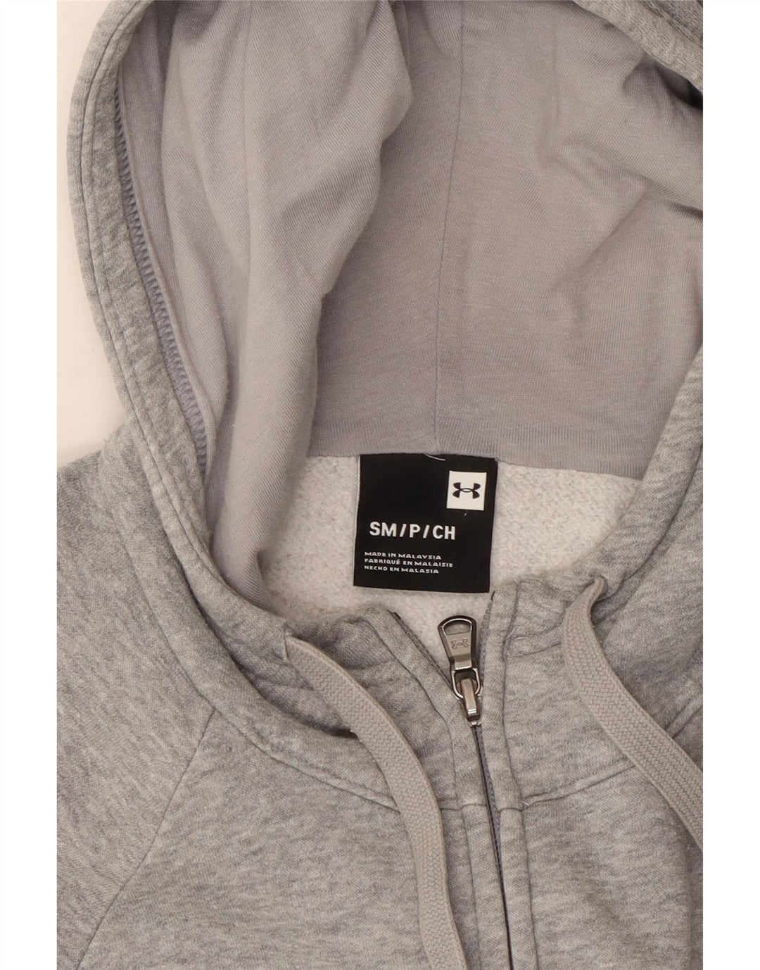 Pulover pentru bărbați UNDER ARMOUR, cu fermoar, mic, gri