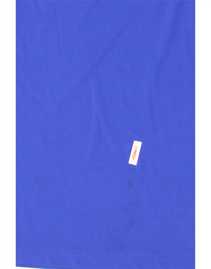 Tricou Adidas Climalite pentru baieti Top 9-10 ani poliester albastru