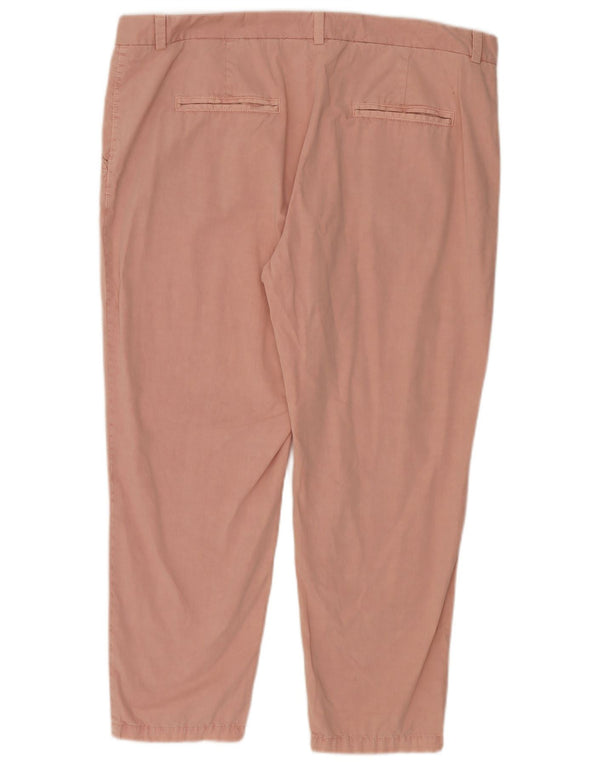Pantaloni chino subțiri pentru femei Marks & Spencer UK 20 2XL W40 L26 roz Comics