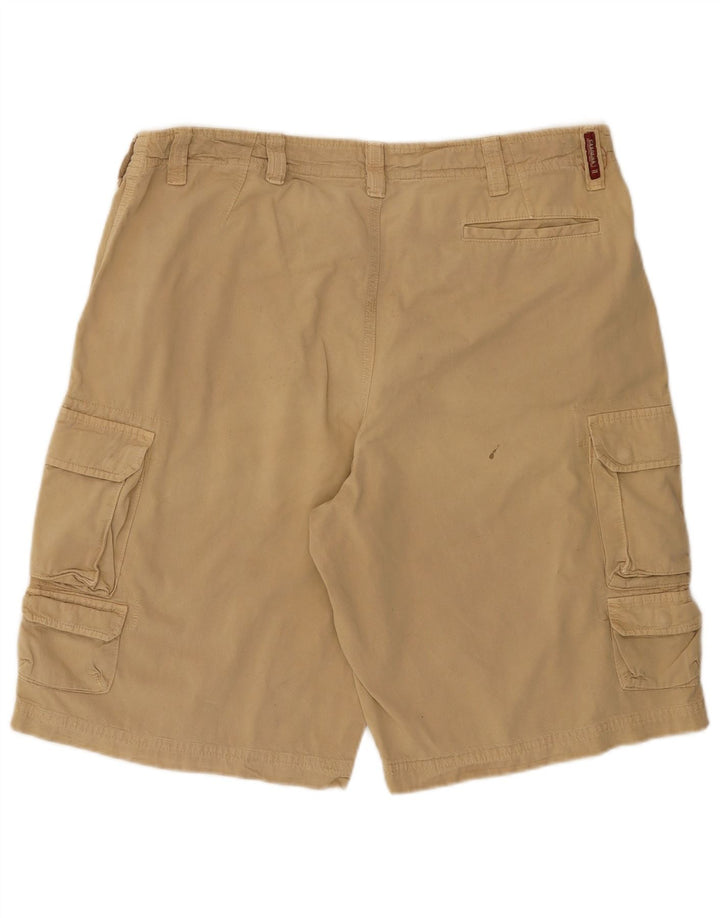 Pantaloni scurți cargo pentru bărbați Carrera W36, mare, bej, bumbac