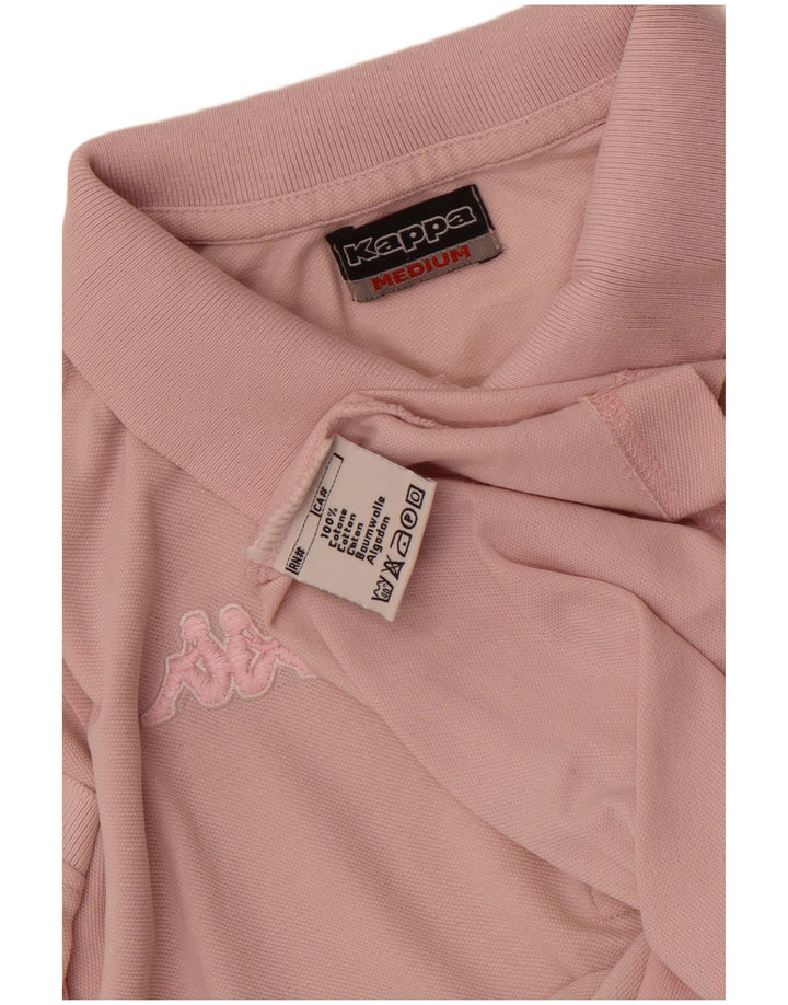 Tricou polo Kappa pentru femei UK 12, bumbac roz mediu