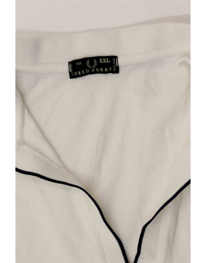 Tricou polo Fred Perry pentru femei UK 20 2XL Alb