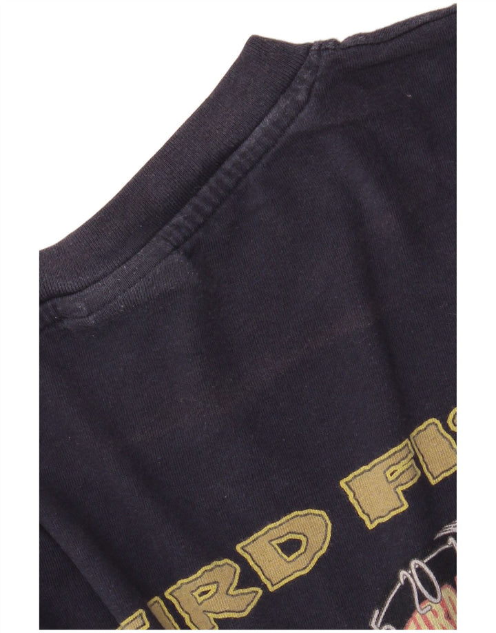 WEIRD FISH Tricou grafic pentru bărbați Top XL Bumbac bleumarin