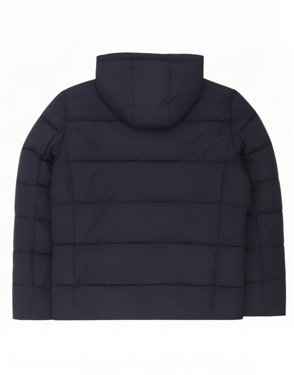 Jachetă căptușită cu glugă pentru bărbați Superdry UK 38 Medium bleumarin Poliester
