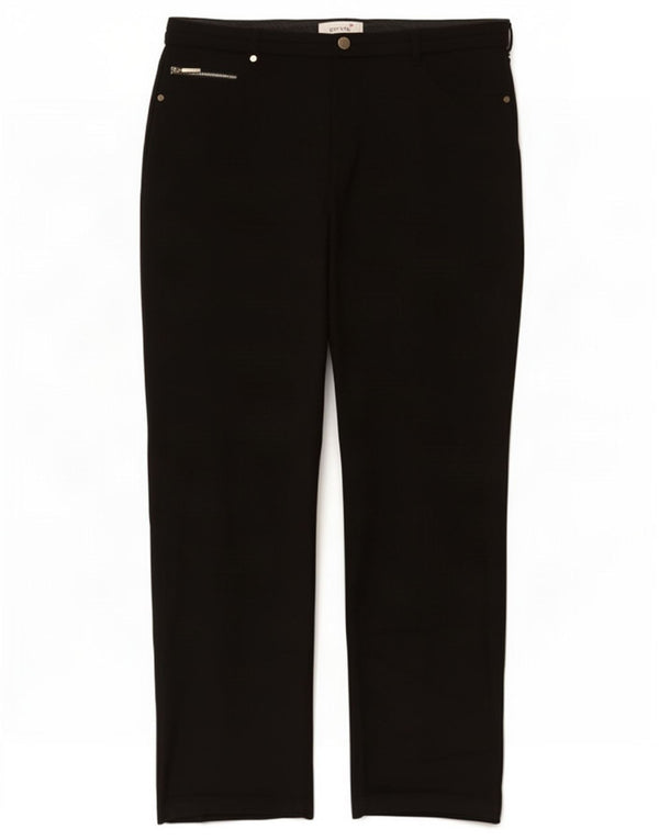 Marks & Spencer Pantaloni casual Per Una pentru femei UK 14 Large W32 L27 Black