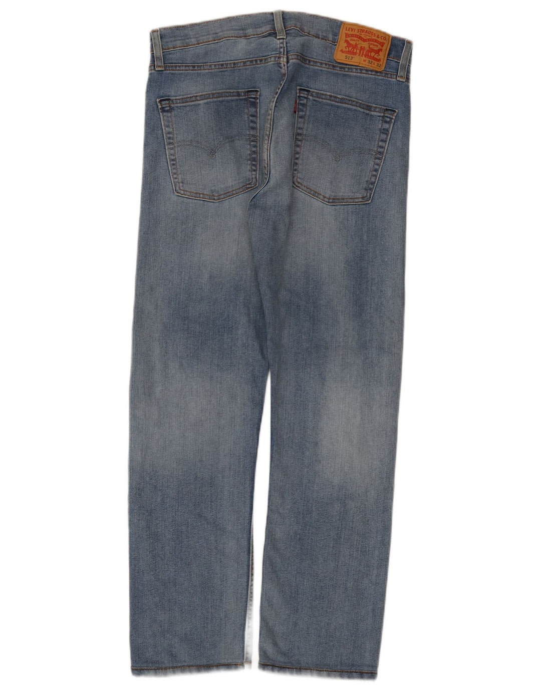 Levi's Mens 513 Straight Jeans W32 L28 Blue Cotton