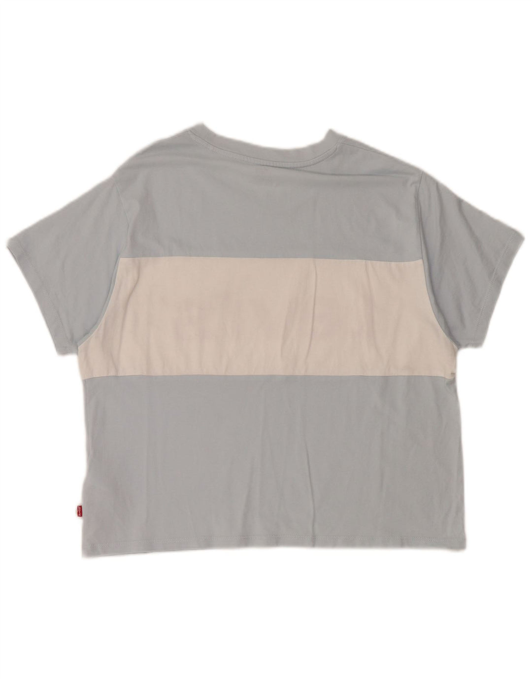 Tricou grafic supradimensionat pentru femei LEVI'S Top UK 10 Small Blue Colorblock