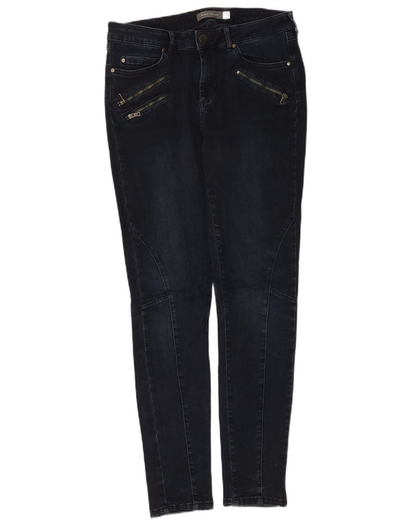 MINT VELVET Blugi skinny pentru femei UK 12 Medium W30 L29 Bumbac bleumarin