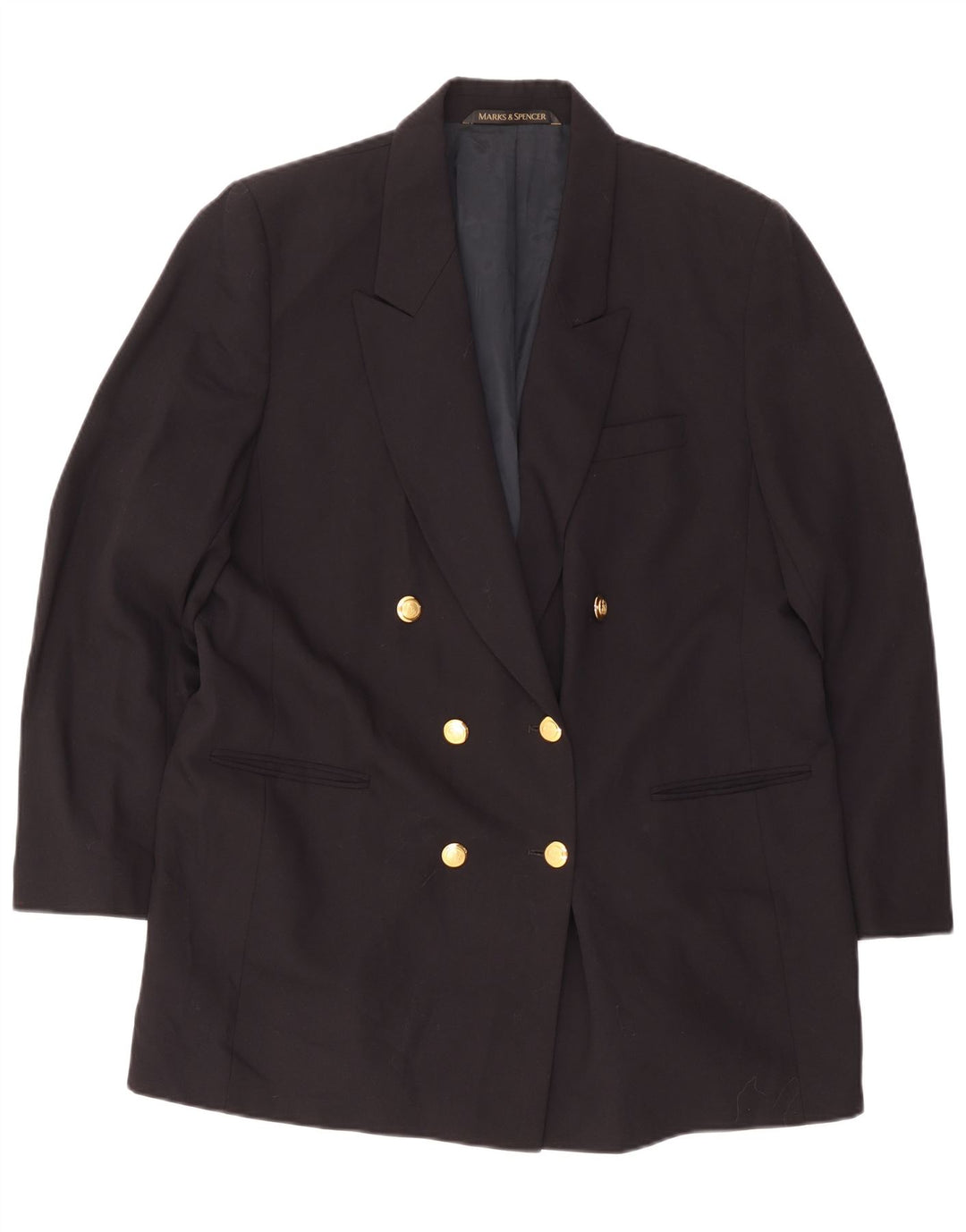 Marks & Spencer pentru femei St. Michael Blazer Jacket UK 20 2XL Bleumarin