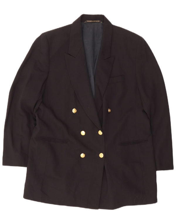 Marks & Spencer pentru femei St. Michael Blazer Jacket UK 20 2XL Bleumarin