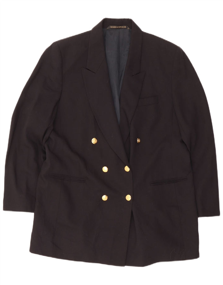 Marks & Spencer pentru femei St. Michael Blazer Jacket UK 20 2XL Bleumarin
