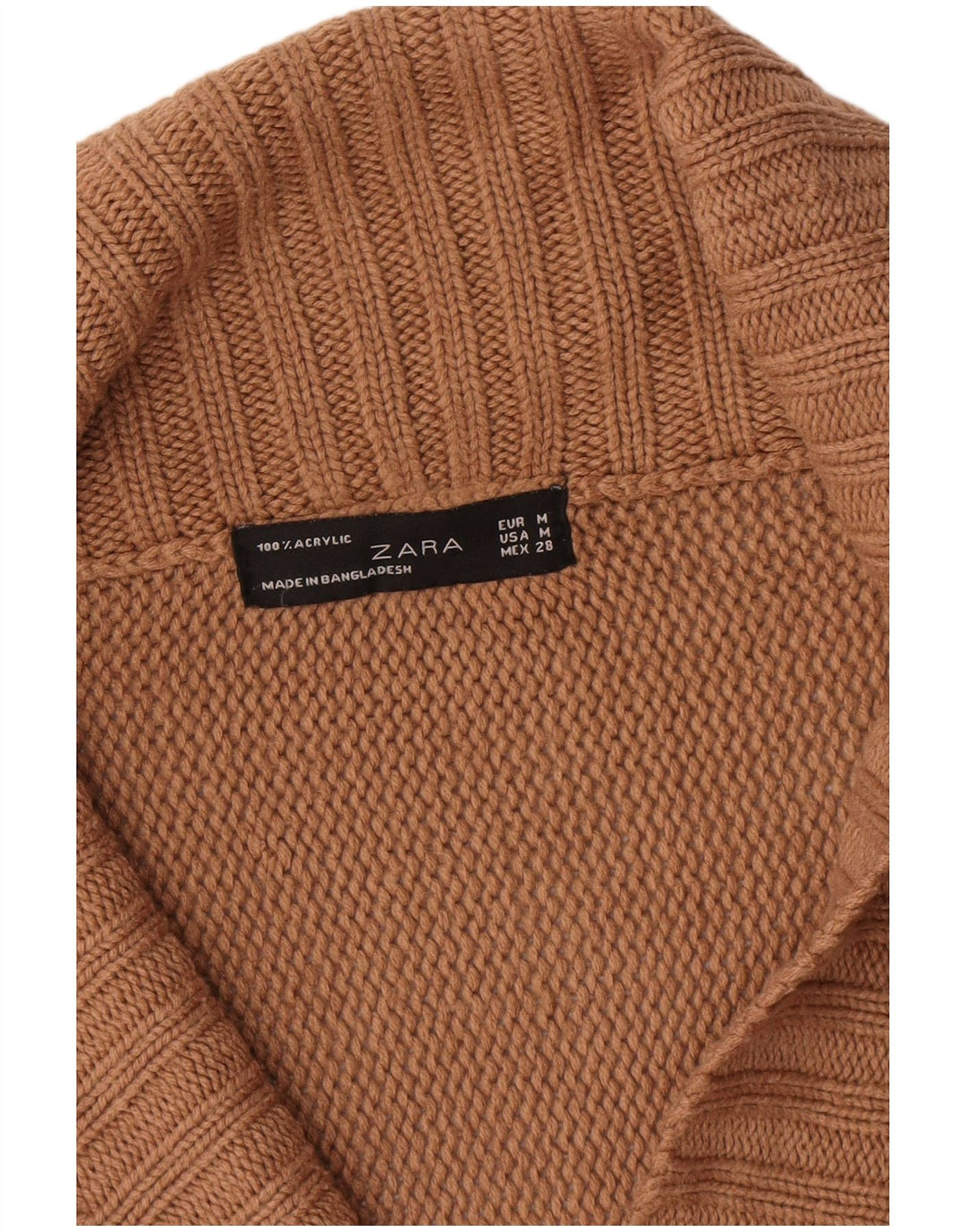 Pulover cardigan pentru femei Zara UK 14 Maro Mediu
