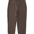 Pantaloni chino conici pentru femei ZARA Mediu L28 L26 Poliester vichy negru