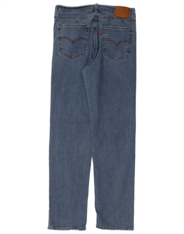 Blugi drepti cu talie mare Levi's 724 pentru femei W29 L30 albastru