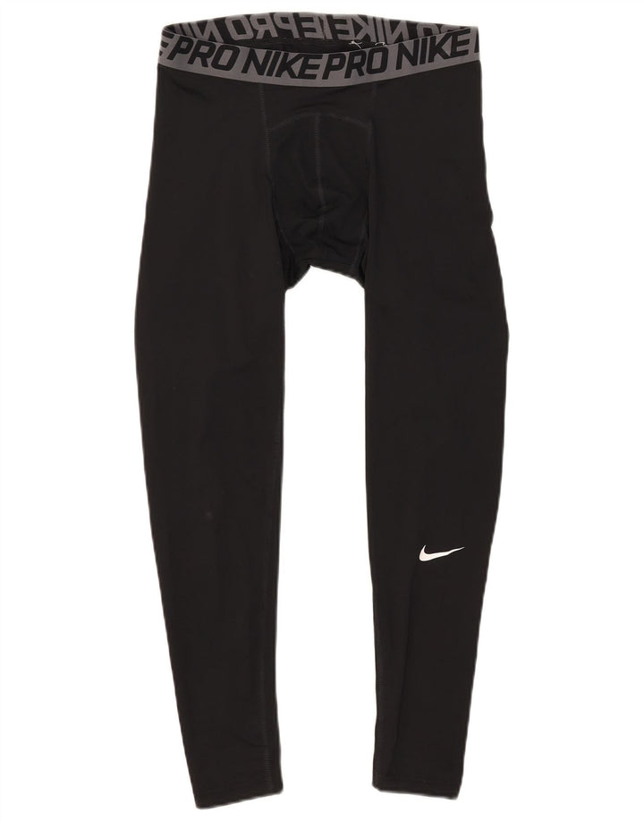 Leggings grafic Nike Dri Fit pentru bărbați, mari, negri