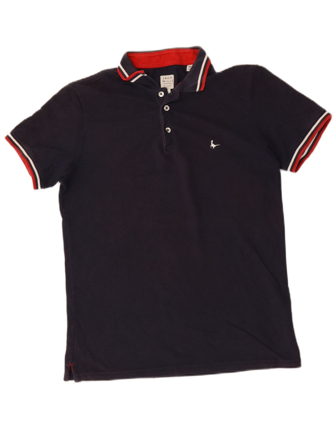Tricou polo Jack Wills pentru bărbați, bumbac, albastru bleumarin