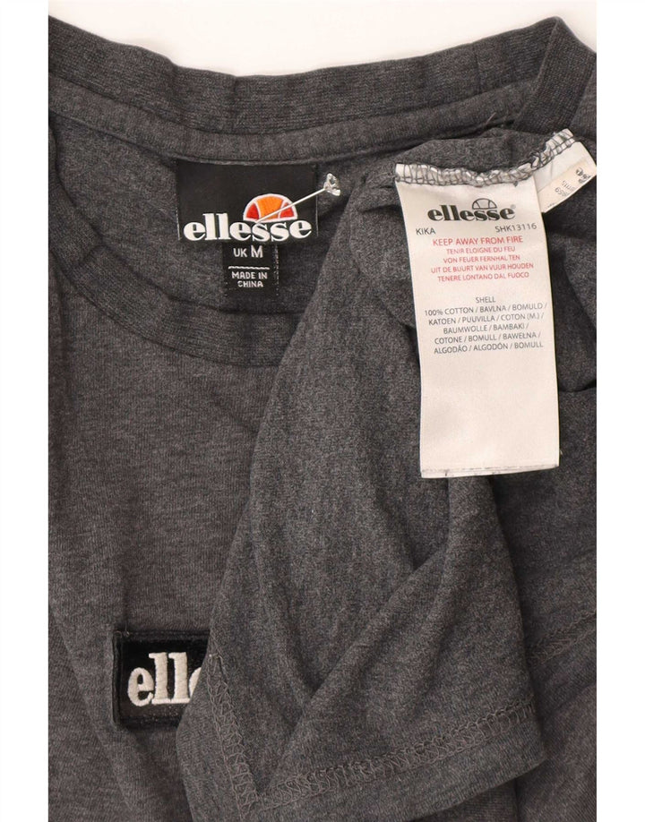 Tricou pentru bărbați Ellesse Top din bumbac gri mediu