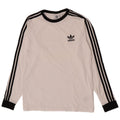 Adidas Mens Regular Top cu mânecă lungă, alb mediu, bumbac
