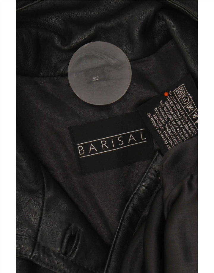 Palton de piele supradimensionat pentru femei Barisal EU 40 Medium Negru
