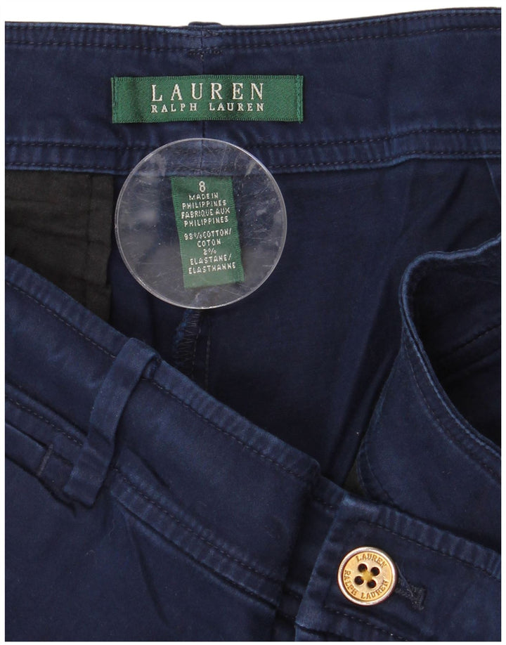 Pantaloni scurți chino pentru femei Ralph Lauren US 8 Medium W32 Bumbac bleumarin