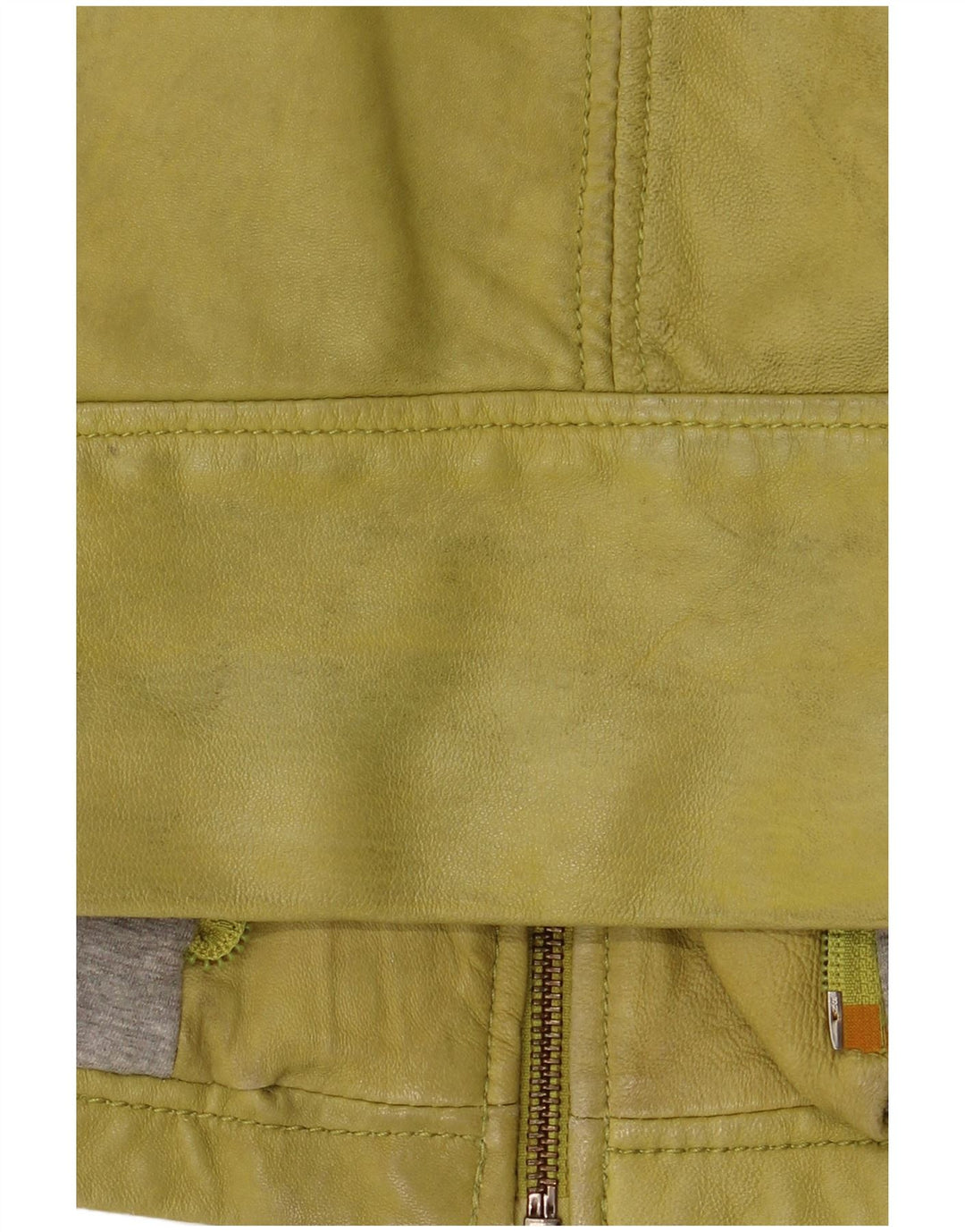 Geacă de piele pentru femei Freaky Nation UK 10 Mic din piele verde