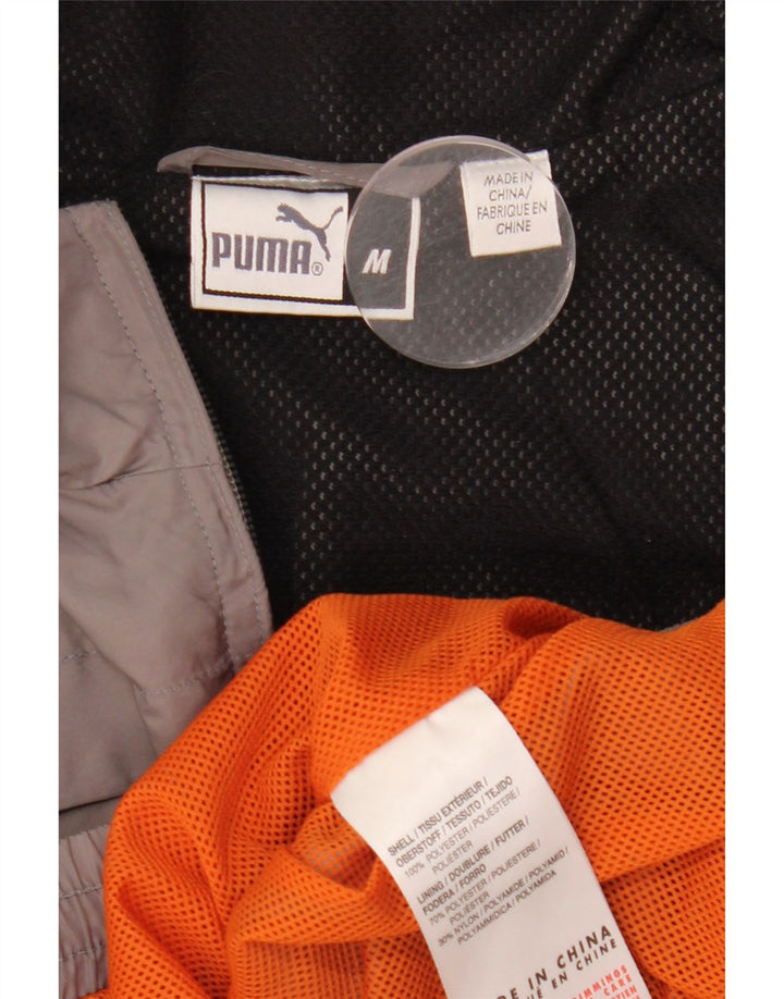 Jachetă bomber pentru bărbați Puma UK 38, gri mediu, poliester color bloc