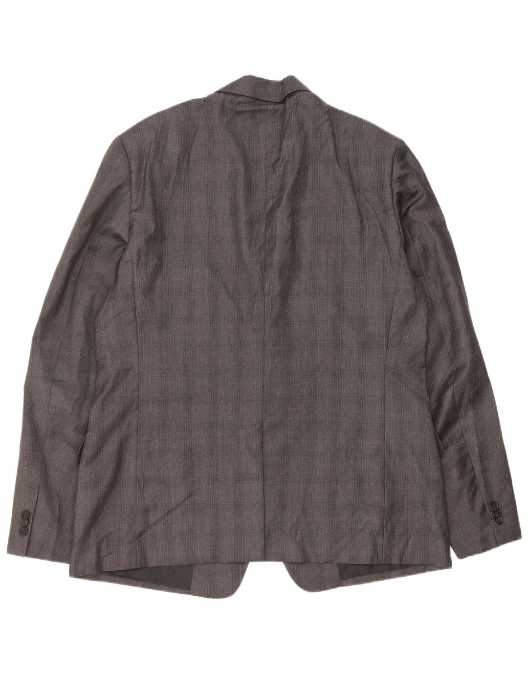 Sacou prada pentru bărbați cu 2 nasturi IT 56 2XL, gri, viscoză cu carouri