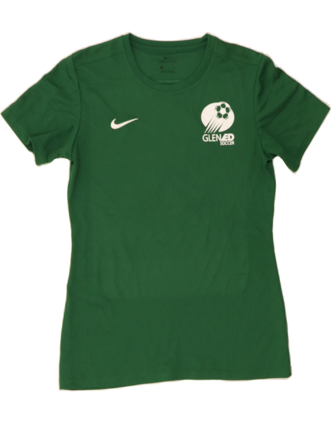 NIKE Mens Dri Fit Graphic T-Shirt Top Small Green Polyester Vintage Nike and Second-Hand Nike from Messina Hembry 