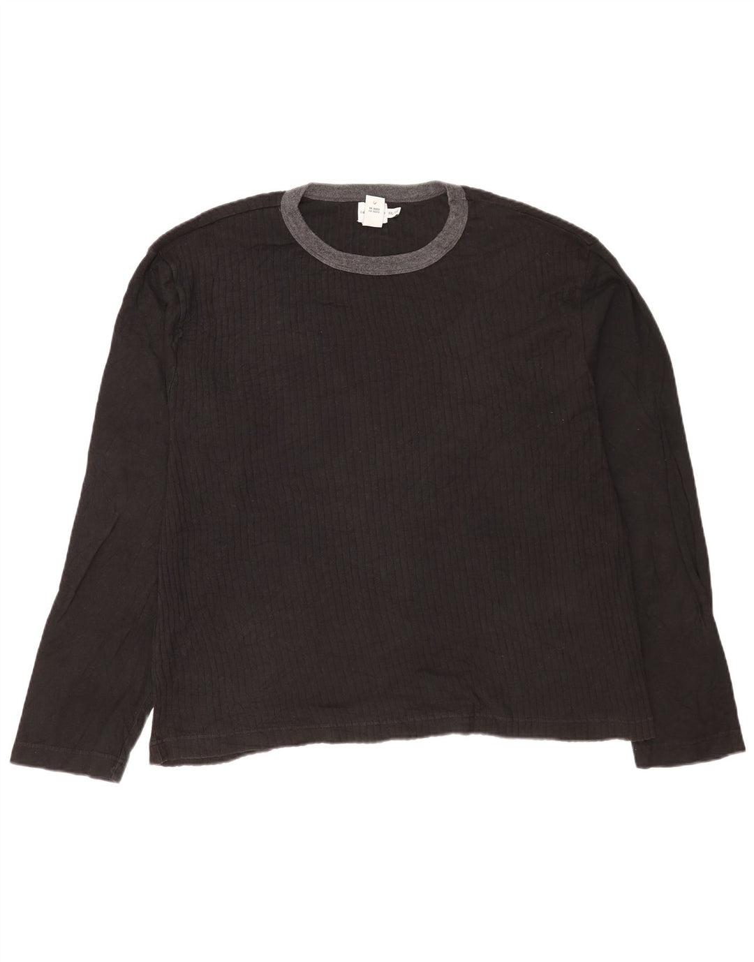 Calvin Klein Jeans Top pentru bărbați cu mânecă lungă 2XL, bumbac negru