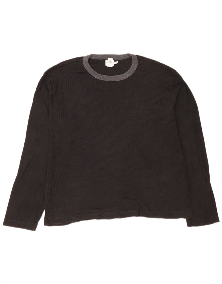 Calvin Klein Jeans Top pentru bărbați cu mânecă lungă 2XL, bumbac negru