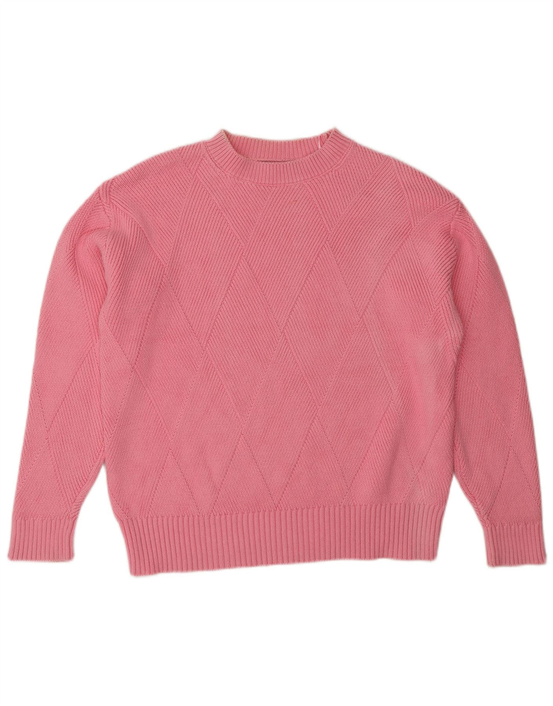 Pulover pentru femei Marks & Spencer cu decolteu rotund Roz mediu UK 14