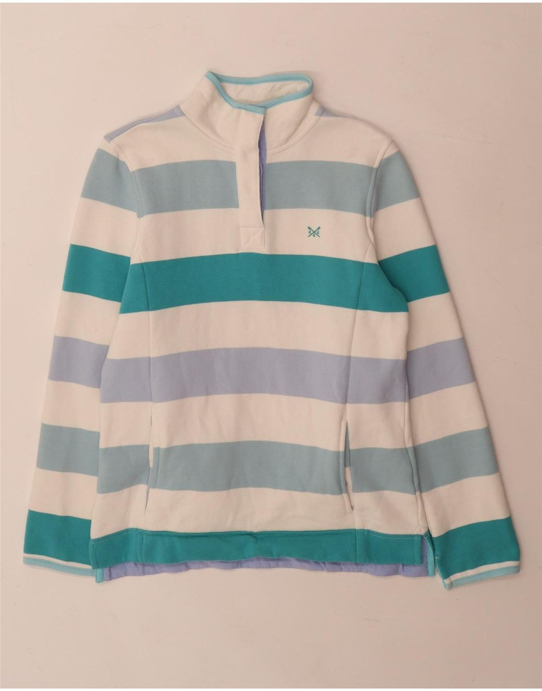 Crew Clothing Hanorac pentru femei Pulover UK 8 Mic, multicolor, cu dungi