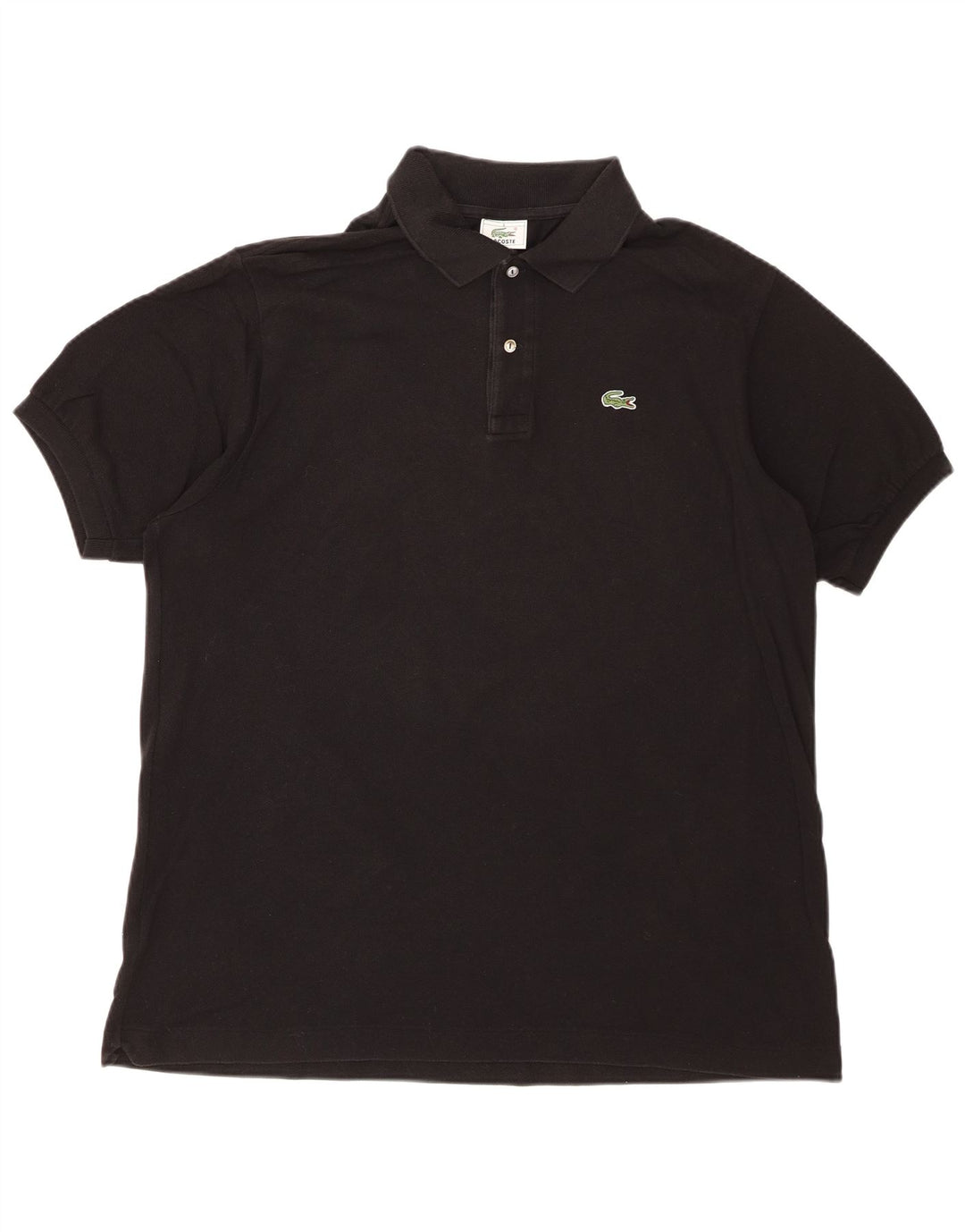 Tricou polo pentru bărbați LACOSTE Mărimea 6 XL bumbac negru