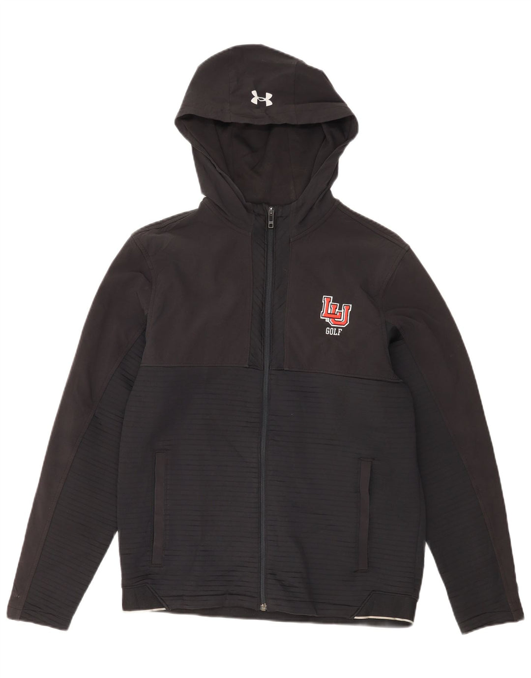 Pulover Under Armour pentru bărbați, cu fermoar, negru mediu