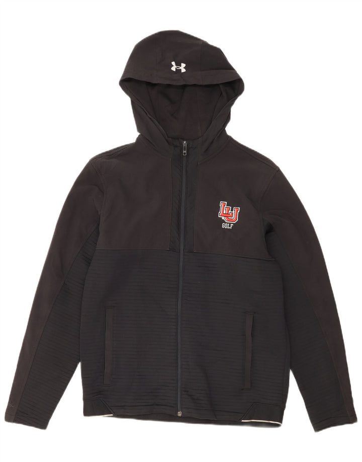 Pulover Under Armour pentru bărbați, cu fermoar, negru mediu