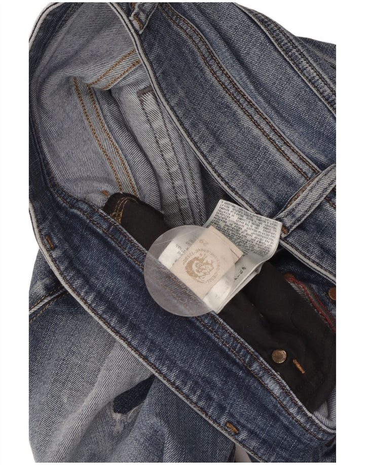 DIESEL Blugi slim pentru femei Distressed W29 L29 Bumbac albastru
