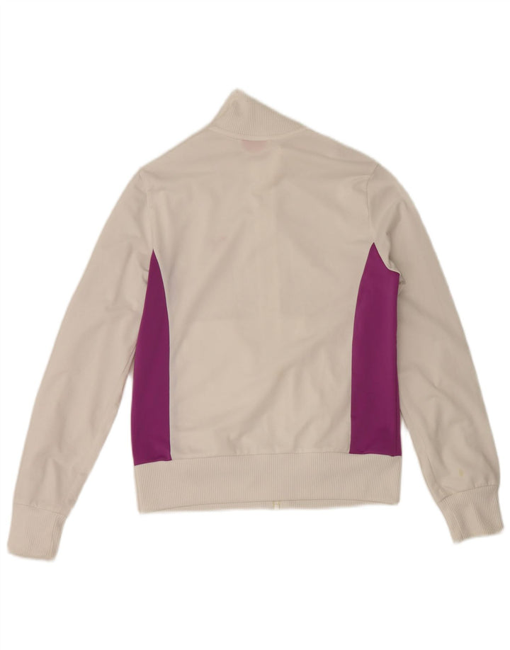 Jachetă de trening Puma pentru femei UK 12 Medium White Colorblock Poliester