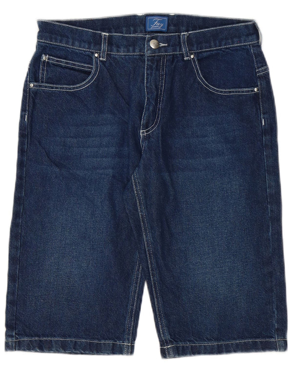 Pantaloni scurți Fay Boys Denim 15-16 Ani W28 Bumbac Albastru