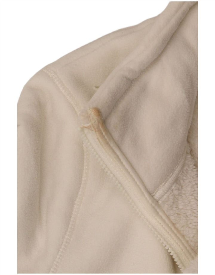 Jachetă fleece pentru femei Marks & Spencer UK 20 2XL Bumbac alb
