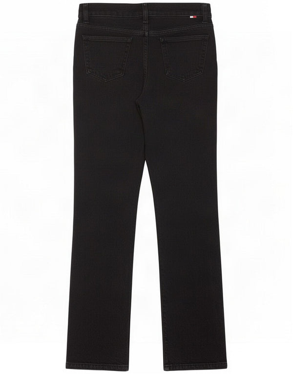 Tommy Hilfiger Womens Bootcut Casual Trousers US 3 Small W28 L32 Black