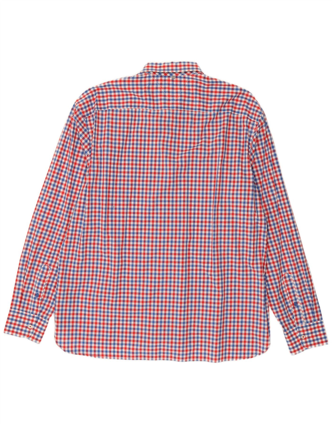 Cămașă personalizată pentru bărbați Tommy Hilfiger, bumbac vichy roșu 2XL