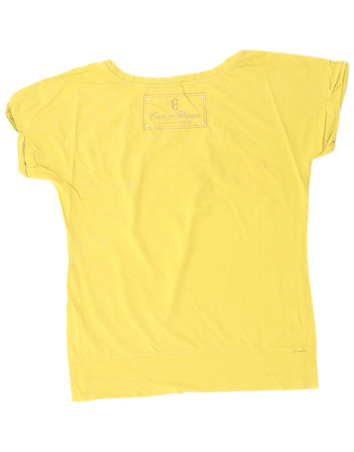 CONTE OF FLORENCE Tricou pentru femei Top UK 14 Medium Khaki Bumbac