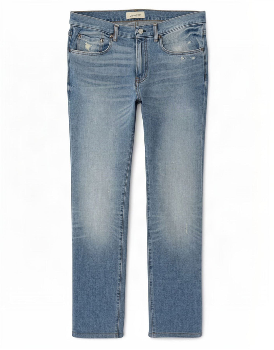 Blugi slim pentru bărbați Gap Distressed W32 L32 Blue