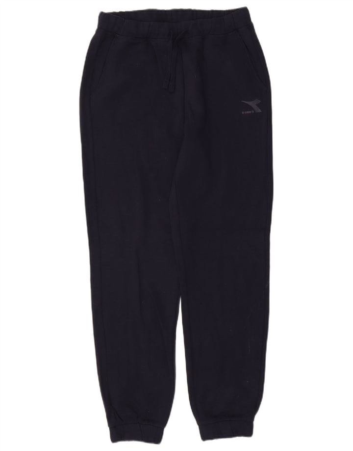 Pantaloni de trening Diadora pentru bărbați, mici, albastru, bumbac