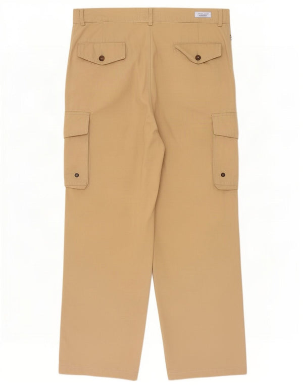 Pantaloni cargo dritti pentru bărbați Fila IT 50 Large W34 L28 Bej Bumbac
