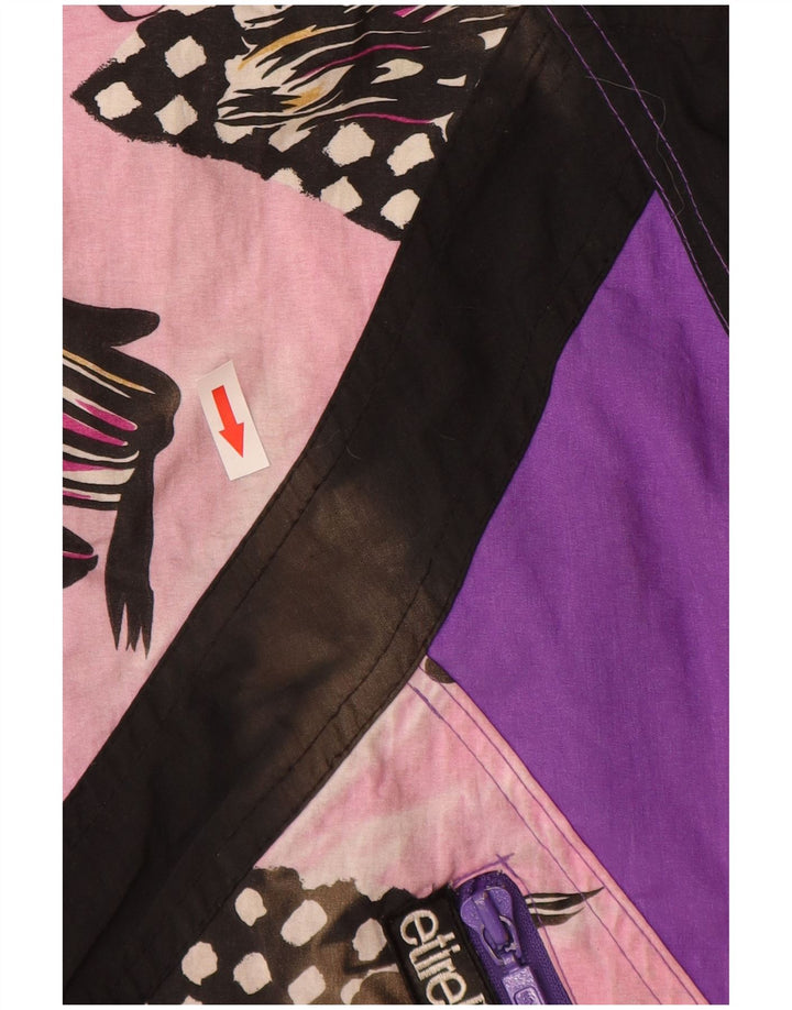 Jachetă de schi supradimensionată pentru femei Etirel UK 10 Small Violet Geometric Nylon