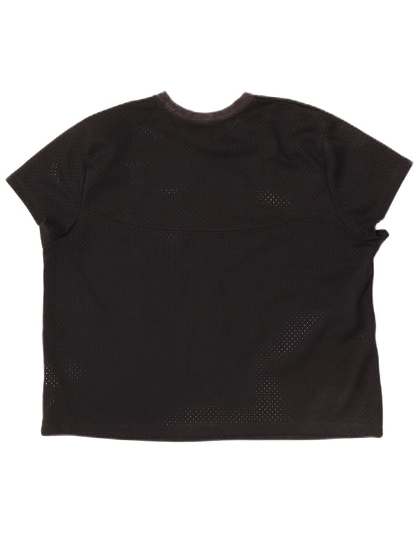 Tricou grafic Nike pentru femei Top UK 18 XL Poliester negru