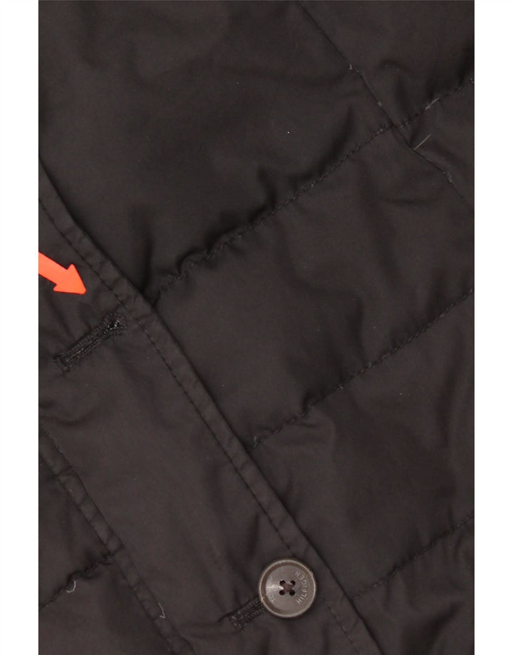 Gilet căptușit pentru femei Tommy Hilfiger UK 14, mare, negru, poliester