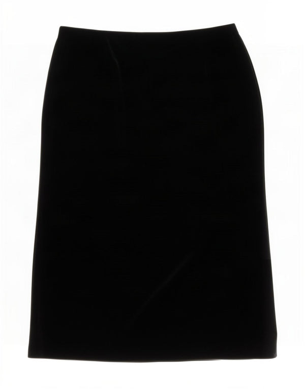 Fusta Maxi pentru femei Marks & Spencer UK 18 XL W34 Poliester negru