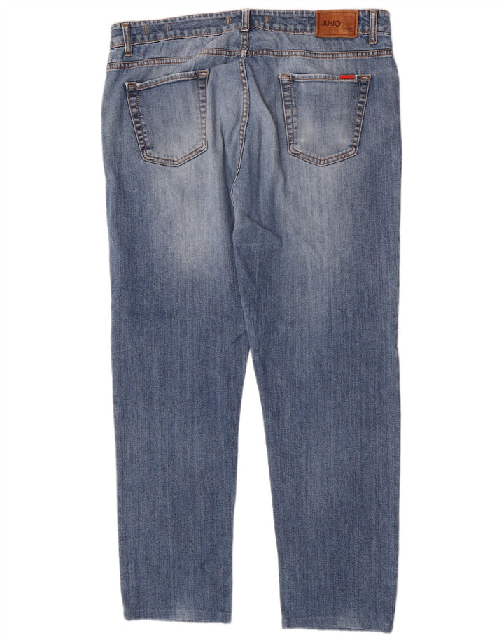 Blugi Liu Jo Regular Slim pentru bărbați W38 L31 Bumbac albastru